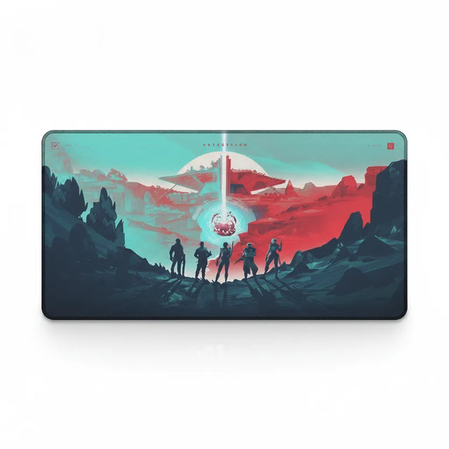 Tapis de Souris Valorant XXL - Édition Silhouettes Agents & Landscape Esport avec design épique de agents en mission.
