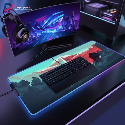 Valorant XXL Mouse Pad - Agents Silhouettes & Esports Landscape Edition