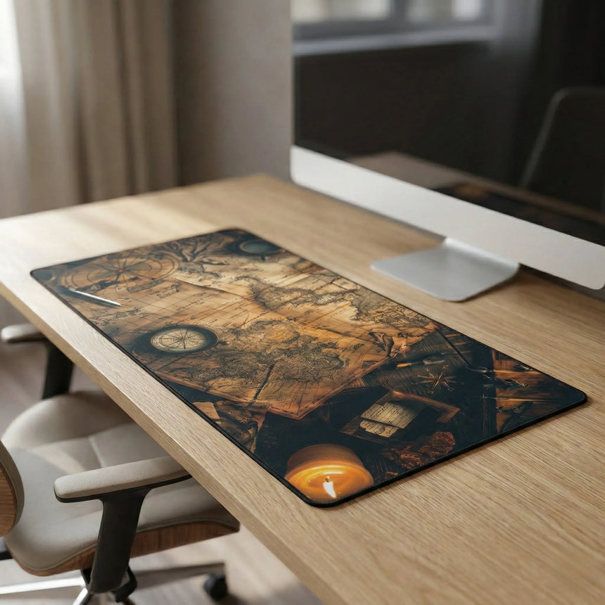 XL Mouse Pad - Legendary Cartography & Antique Compasses