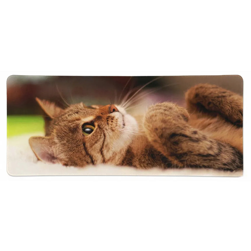 XXL Mouse Pad - The Awakening of Tenderness (Tiger Cat Design)