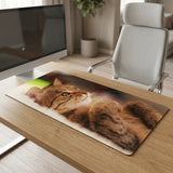 XXL Mouse Pad - The Awakening of Tenderness (Tiger Cat Design)