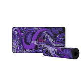 Tapis de Souris XXL Dragon Japonais - Edition Mystic Purple, design vibrant avec dragon en nuances pourpres.