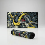 Tapis de Souris XXL Dragon Japonais - Édition Ryu Gold & Black offrant un design magnifique de dragon japonais.