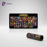 Tapis de Souris XXL League of Legends - Édition Grille des Champions Anthologie avec mosaïque de champions