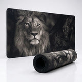 XXL Lion Majestic Mouse Pad - Premium Black and White Design