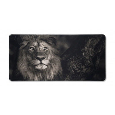 XXL Lion Majestic Mouse Pad - Premium Black and White Design