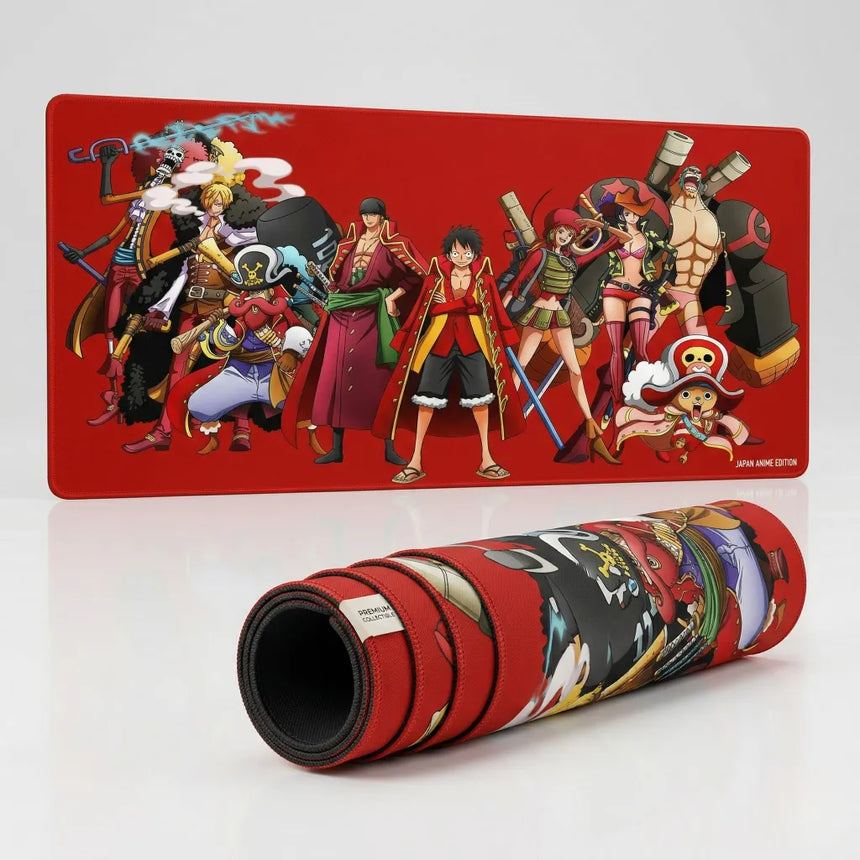 One Piece Film Red Crew & Shanks XXL Mouse Pad (900x400mm) - Victoire Esport - PopMyPad