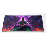One Piece Roronoa Zoro Asura XXL Mousepad (900x400mm) - Esport Domination - PopMyPad
