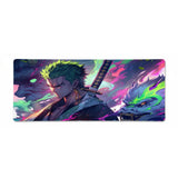 XXL One Piece Roronoa Zoro Aura Gaming Mouse Pad (900x400mm) - Esport Precision - PopMyPad