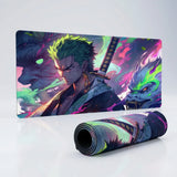 XXL One Piece Roronoa Zoro Aura Gaming Mouse Pad (900x400mm) - Esport Precision - PopMyPad