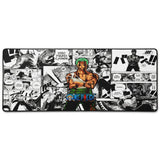XXL One Piece Roronoa Zoro Manga Collage Mouse Pad (900x400mm) - Esport Precision - PopMyPad