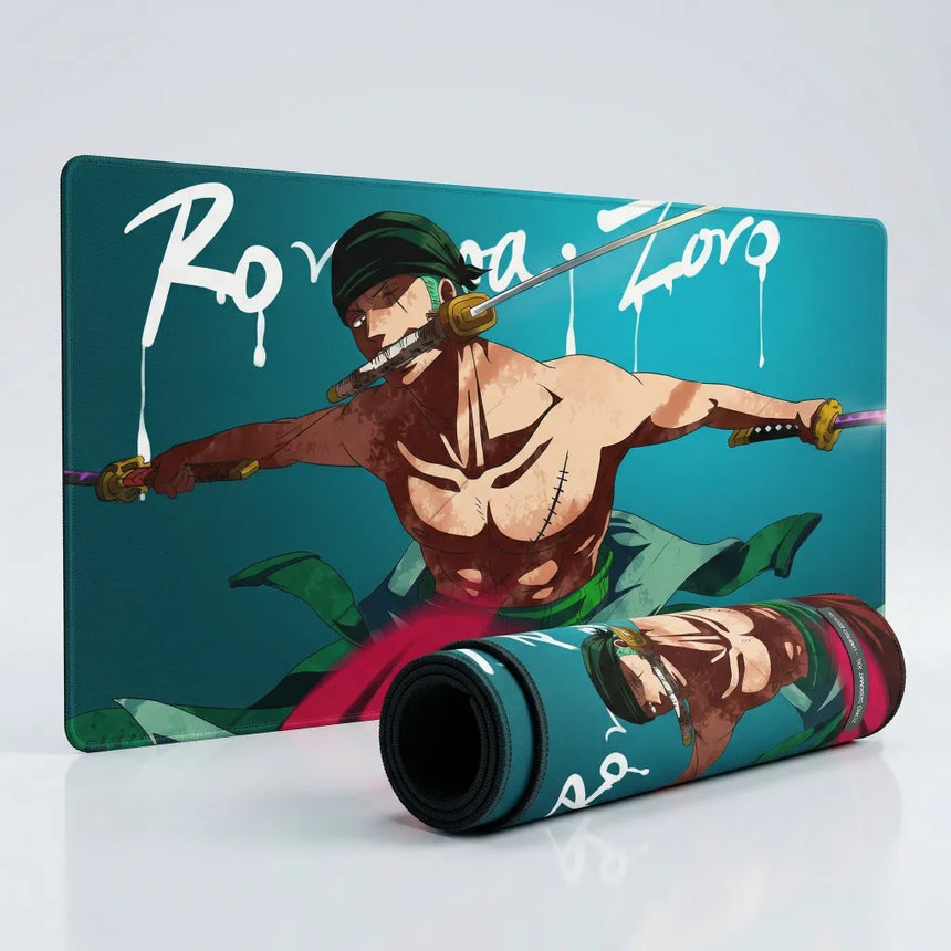 XXL One Piece Roronoa Zoro Mouse Pad (900x400mm) - Esport Precision - PopMyPad