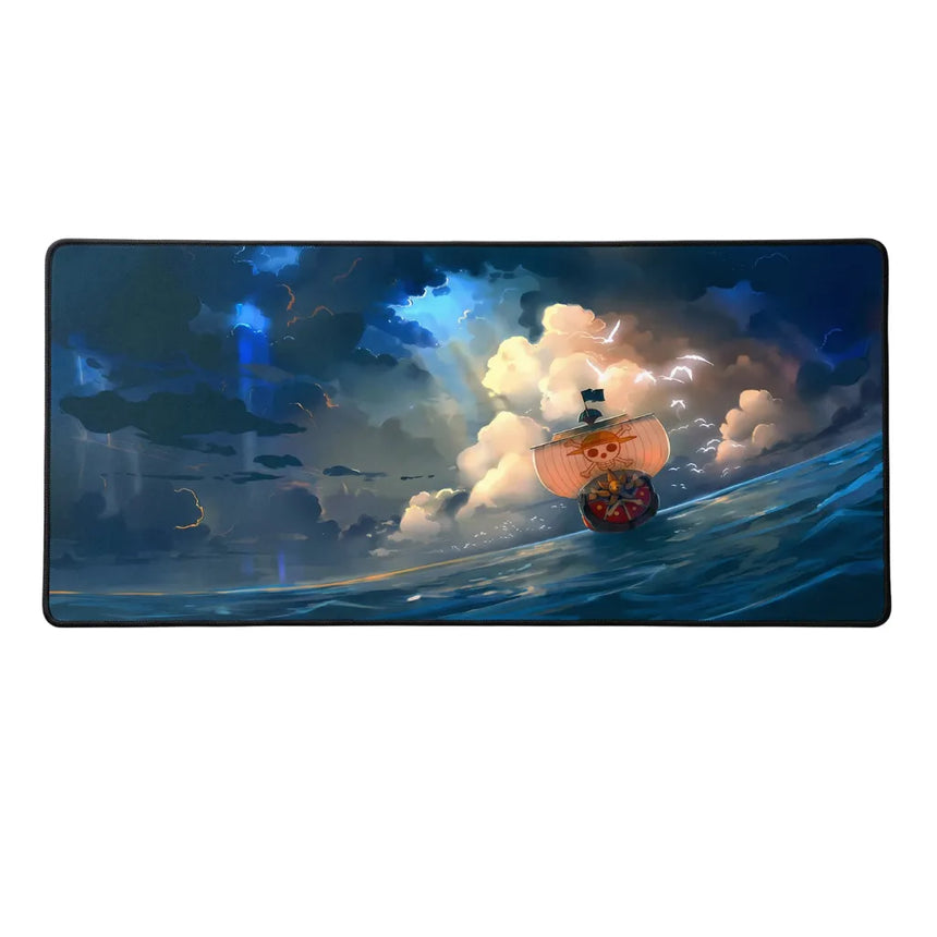 One Piece Thousand Sunny Storm XXL Mouse Pad (900x400mm) - Esport Glide - PopMyPad