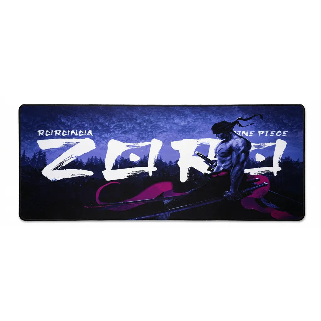 XXL One Piece Zoro "Santoryu" Mouse Pad (900x400mm) — Supreme Mastery — PopMyPad