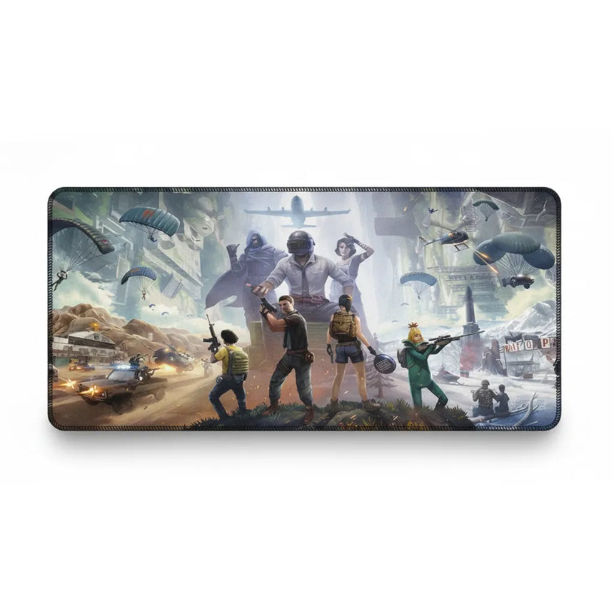 XXL PUBG Battle Royale Squad Mouse Pad (900x400mm) - Ultimate Glide & Precision - PopMyPad