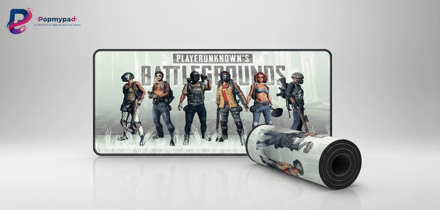 XXL PUBG Battlegrounds Squad Mouse Pad (900x400mm) — Tactical Precision — PopMyPad