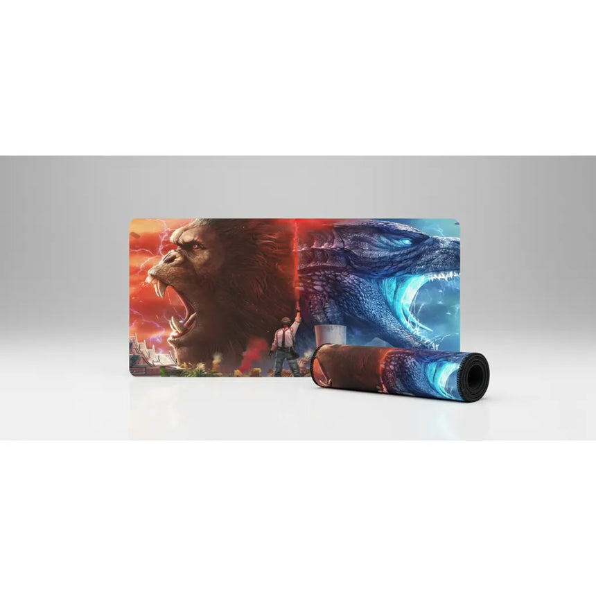 XXL PUBG Godzilla vs Kong Edition Mouse Pad (900x400mm) - Total Domination - PopMyPad