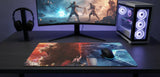 XXL PUBG Godzilla vs Kong Edition Mouse Pad (900x400mm) - Total Domination - PopMyPad