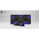 XXL Poker Texas Hold'em Mouse Pad - Baroque Design Purple & Black