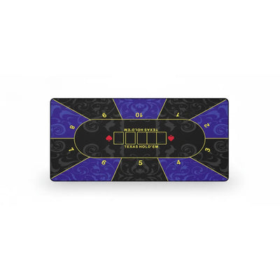 XXL Poker Texas Hold'em Mouse Pad - Baroque Design Purple & Black