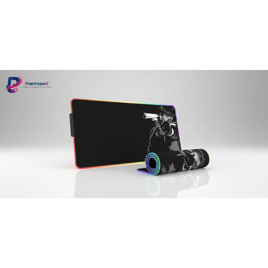 Outlaw Redemption XXL RGB Mouse Pad (900x400mm) - Gaming LED - PopMyPad