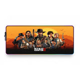 XXL RGB Red Dead Redemption 2 Gang Mouse Pad (900x400mm) - Gaming LED - PopMyPad