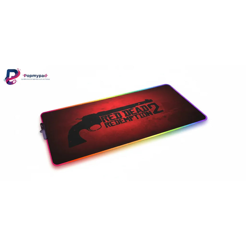 XXL RGB Red Dead Redemption 2 Mouse Pad (900x400mm) - LED Gaming - PopMyPad
