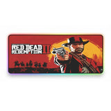 XXL RGB Mouse Mat Red Dead Redemption II Arthur Morgan (900x400mm) - Gaming LED - PopMyPad