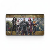 Tapis de Souris XXL The Witcher 3 - Édition Légendes du Continent représentant les personnages emblématiques du jeu.
