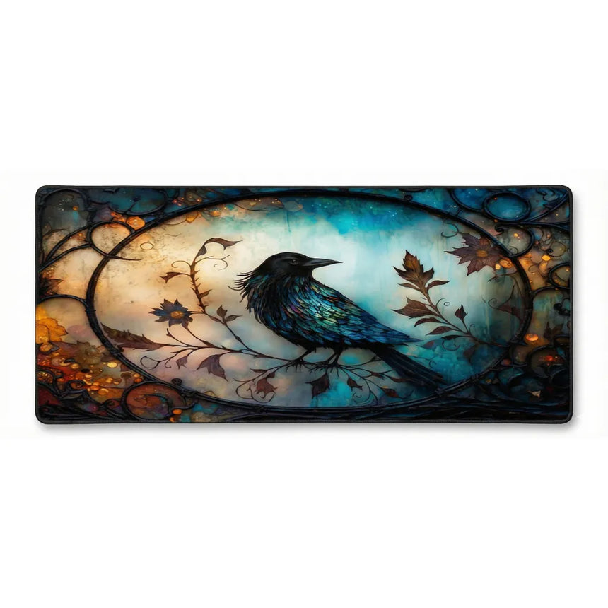 Artistic Mouse Pad "The Awakening of the Raven" - Fantasy XL Edition