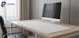 Minimalist White Mouse Pad - Serenity & High Precision Edition