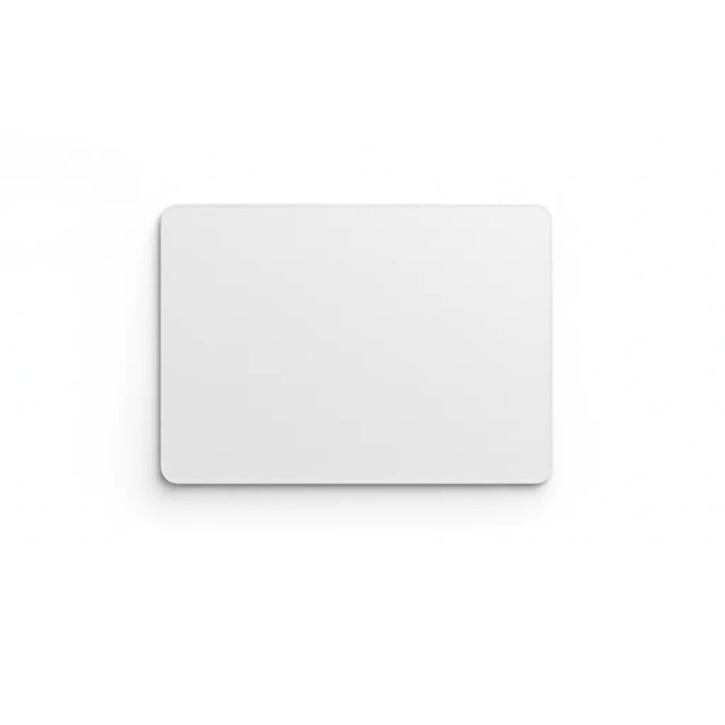 Minimalist White Mouse Pad - Serenity & High Precision Edition
