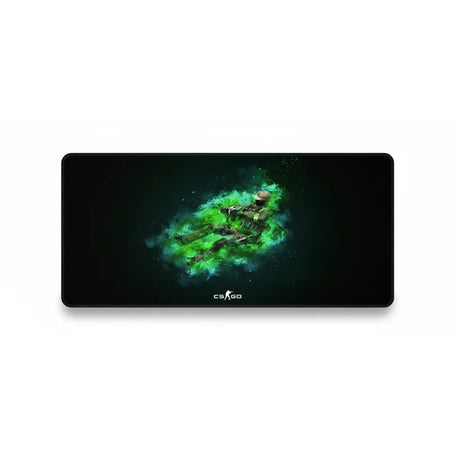 Tapis de souris CSGO Edition Toxic Green - Glisse Ultime Esport avec un opérateur sur fond vert toxique.