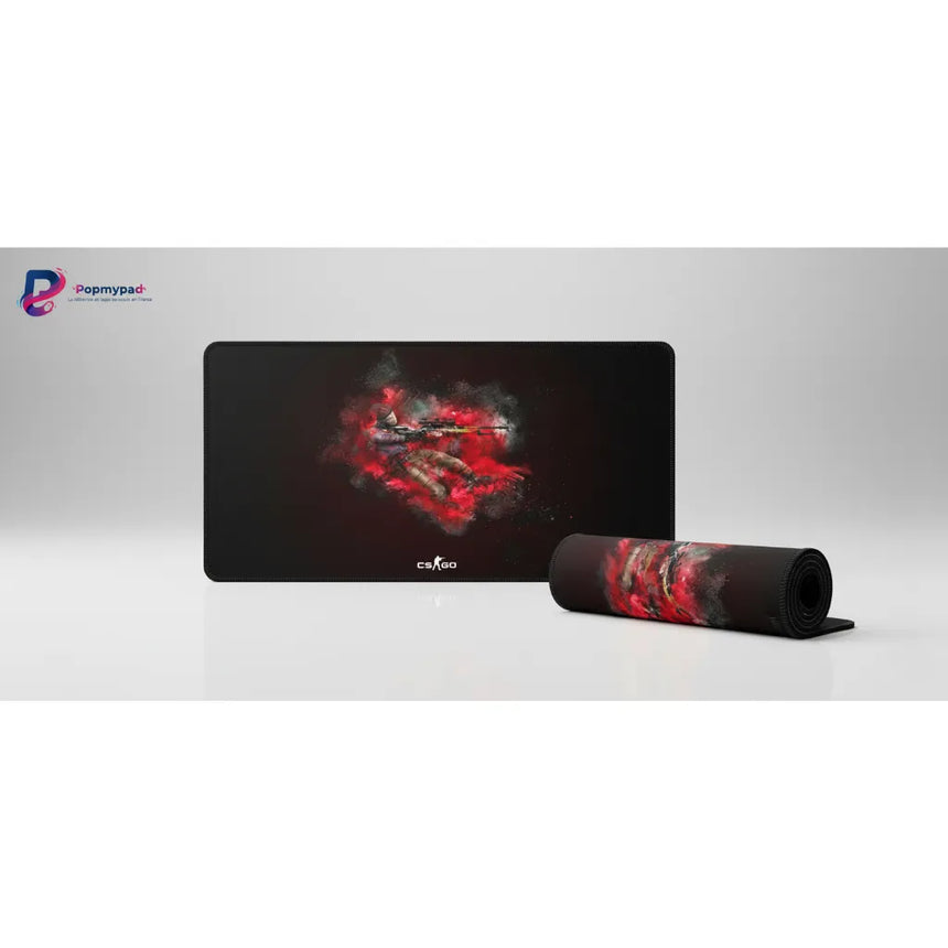 Tapis de souris CSGO Sniper Edition - Précision Esport & Glisse Ultime en design explosif avec tireur d'élite.