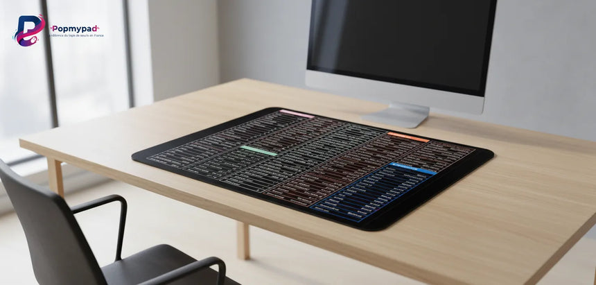 "Cheat Sheet" Pro Mouse Pad – The Harmony of Minimalist Productivity