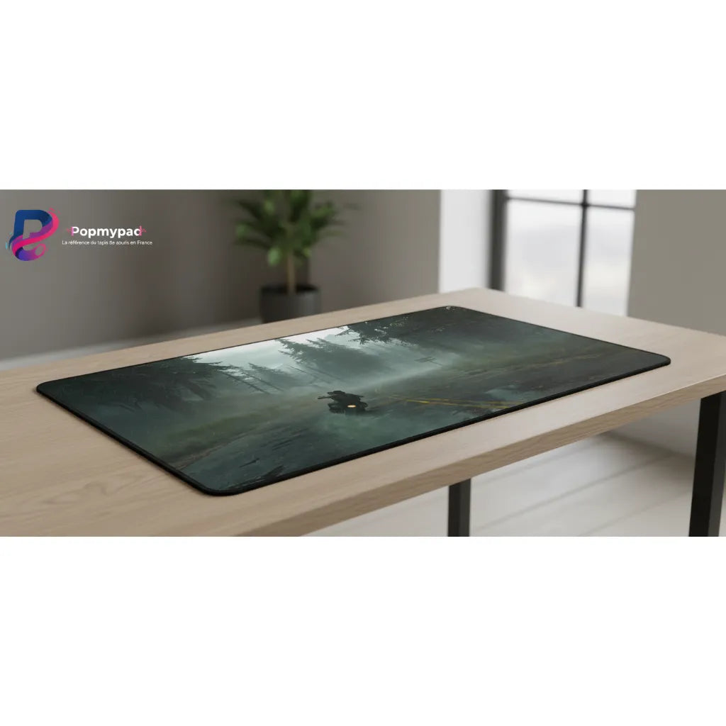 Tapis de souris Days Gone - Edition Collector "Survival Road" - XXL & Haute Précision sur un bureau moderne.