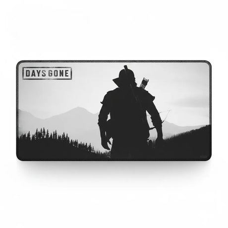 Tapis de souris Days Gone - Edition Survivalist Monochrome avec design noir et blanc inspiré du jeu.