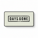 Tapis de souris Days Gone - Édition Survivor & Précision Esport avec logo noir sur fond crème.