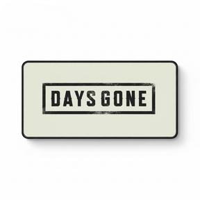Tapis de souris Days Gone - Édition Survivor & Précision Esport avec logo noir sur fond crème.