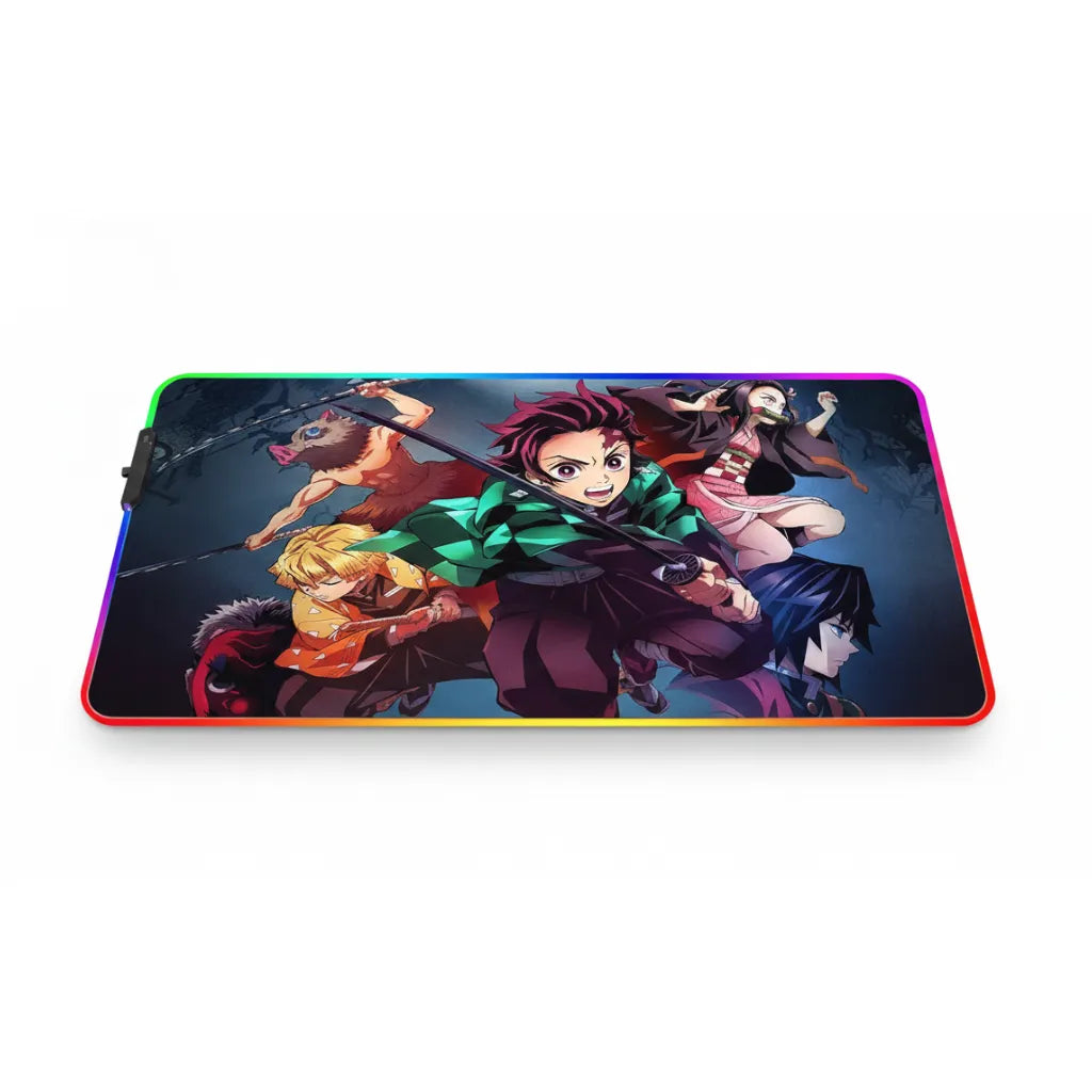 Demon Slayer Mouse Pad - RGB Edition "Breath of the Slayers"
