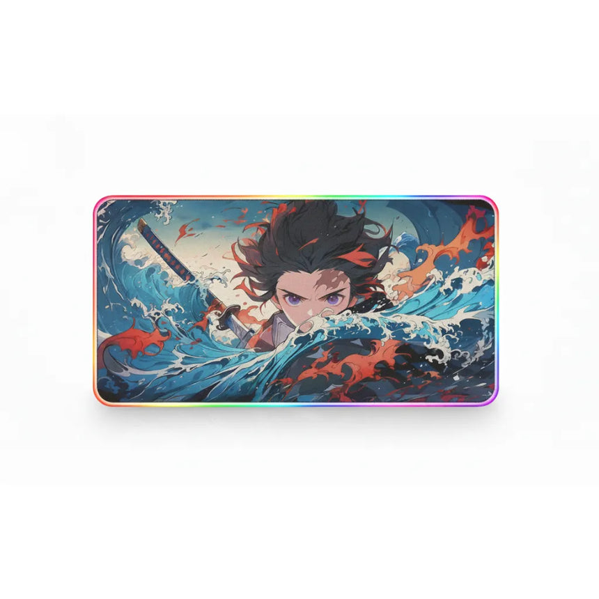 Demon Slayer Mouse Pad - Water Breath Edition - Precision & Speed