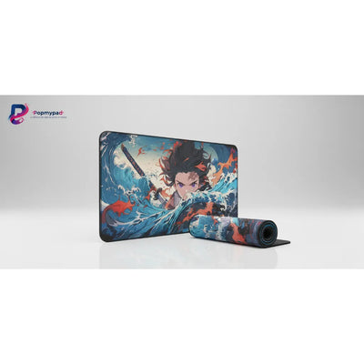 Demon Slayer Mouse Pad - Water Breath Edition - Precision & Speed
