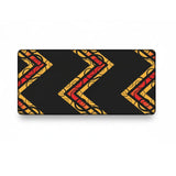 Tribal Sparkle Design Mouse Pad – Fire Chevrons & Hypnotic Spirals