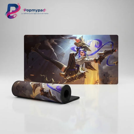 Tapis de souris Gamer Jinx - League of Legends  Edition Chaos & Précision avec design vibrant et dynamique.