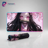 RGB Gaming Mouse Pad - Demon Slayer Nezuko Edition - Ultimate Glide
