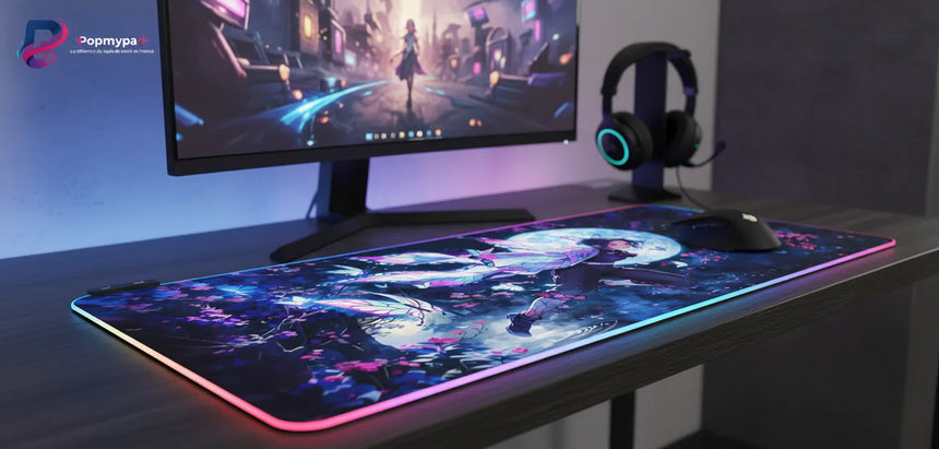 RGB Gaming Mouse Pad - Demon Slayer: Shinobu Nocturne - Ultimate Glide