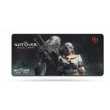 Tapis de souris Gamer XXL The Witcher 3 - Édition "Destinée du Sorceleur" avec Geralt et Ciri.