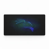 Gaming Mouse Pad - Cybernetic Dragon & Neon Hexagons