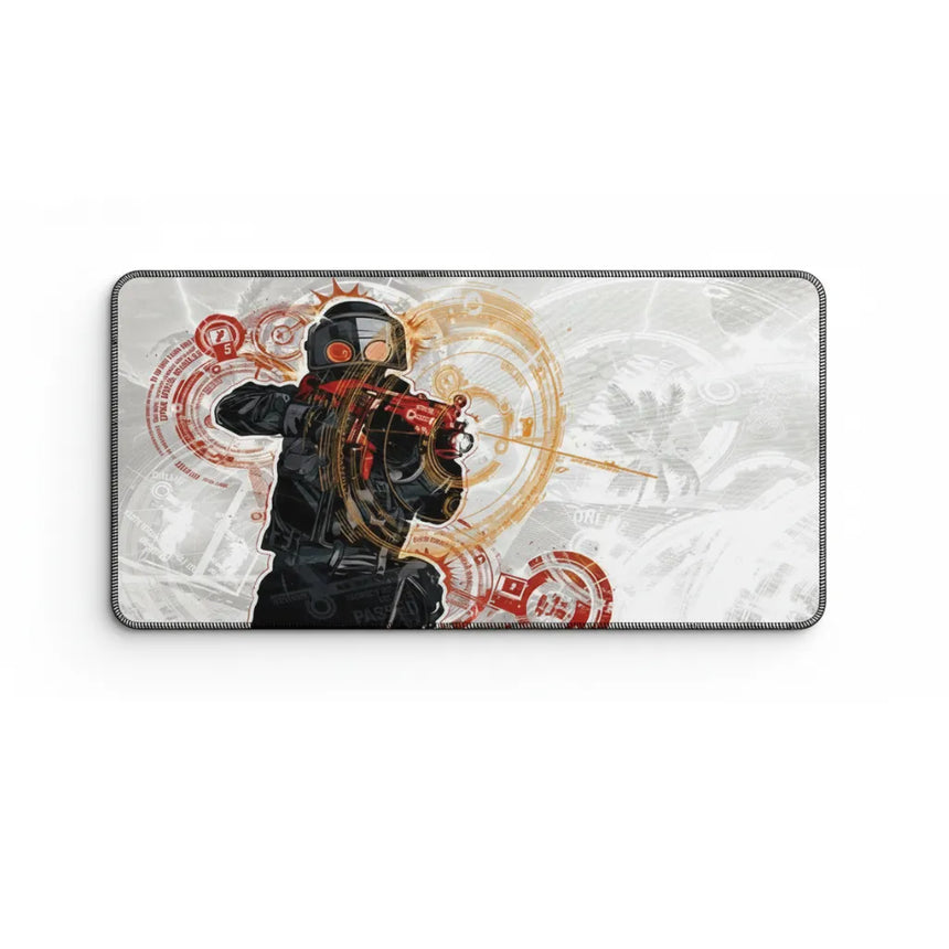 Tapis de souris Gaming CSGO - Édition Tactical Operator - Glisse Ultime avec un opérateur tactique.