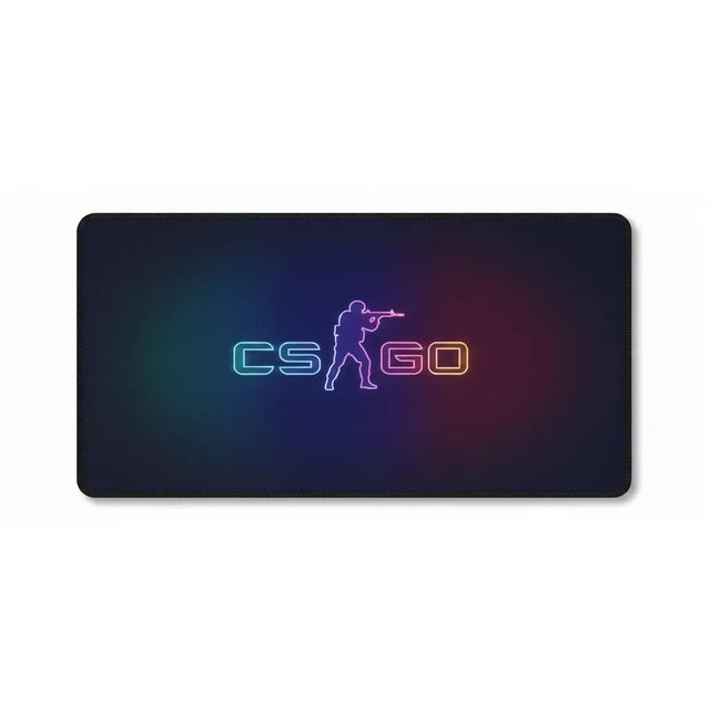 Tapis de souris Gaming CS:GO Neon Edition - Précision Esport & Glisse Ultime avec design néon dynamique.